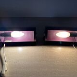 Vintage IKEA LOD V413 purple metal wall lamp bedside lamp wall lamp 1980s S