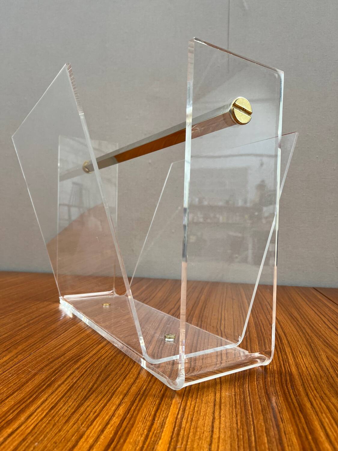 Porte revue david lange plexiglas