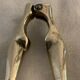 Pair of nutcrackers or anthropomorphic hazelnuts in bronze