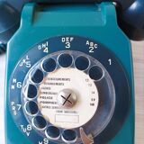 Blue S 63 rotary phone
