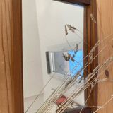 Art Deco wooden and mirror plateau