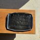Vintage rectangular silver-plated tray with handles L37 W27 H1.5