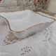 Saladier en porcelaine suisse blanche double liseré doré "VSK USC Viribus Unitis"