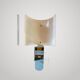 Arlus paire d'appliques métal perspex blanc vintage wall light 1960