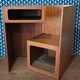 Vintage folding telephone table