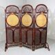 Rattan & wicker folding screen - room divider, 1930’s