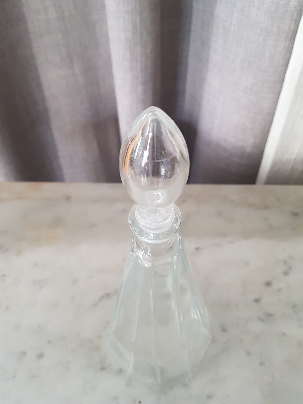 Carafe ancient art decoration glass decoration faceted decoration