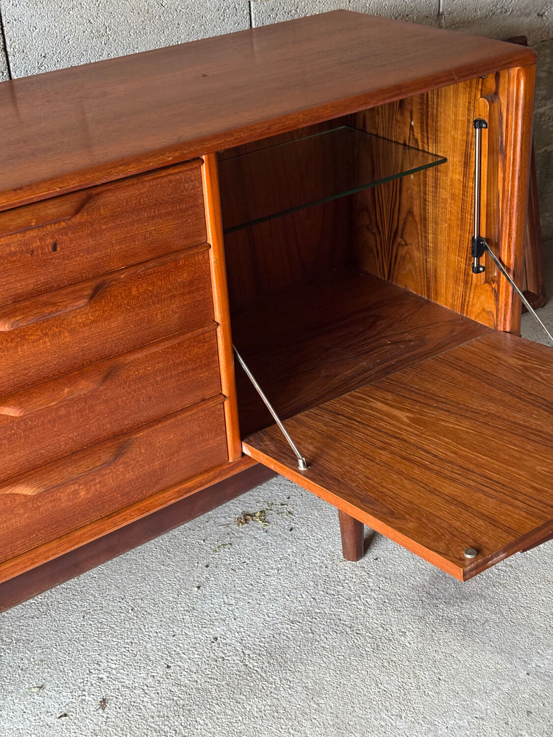 Scandinavian teak sideboard, 1960