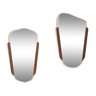 Duo de miroir scandinaves biseautés