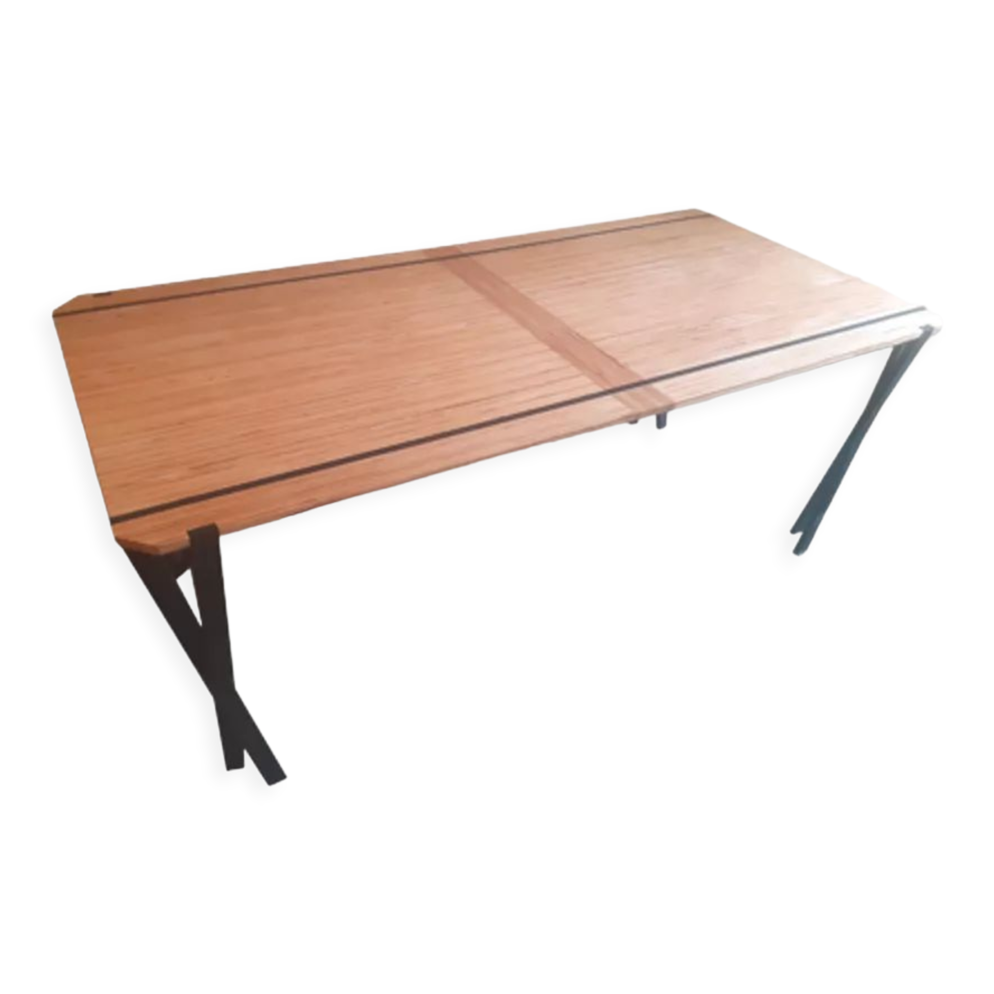 Table wood and steel