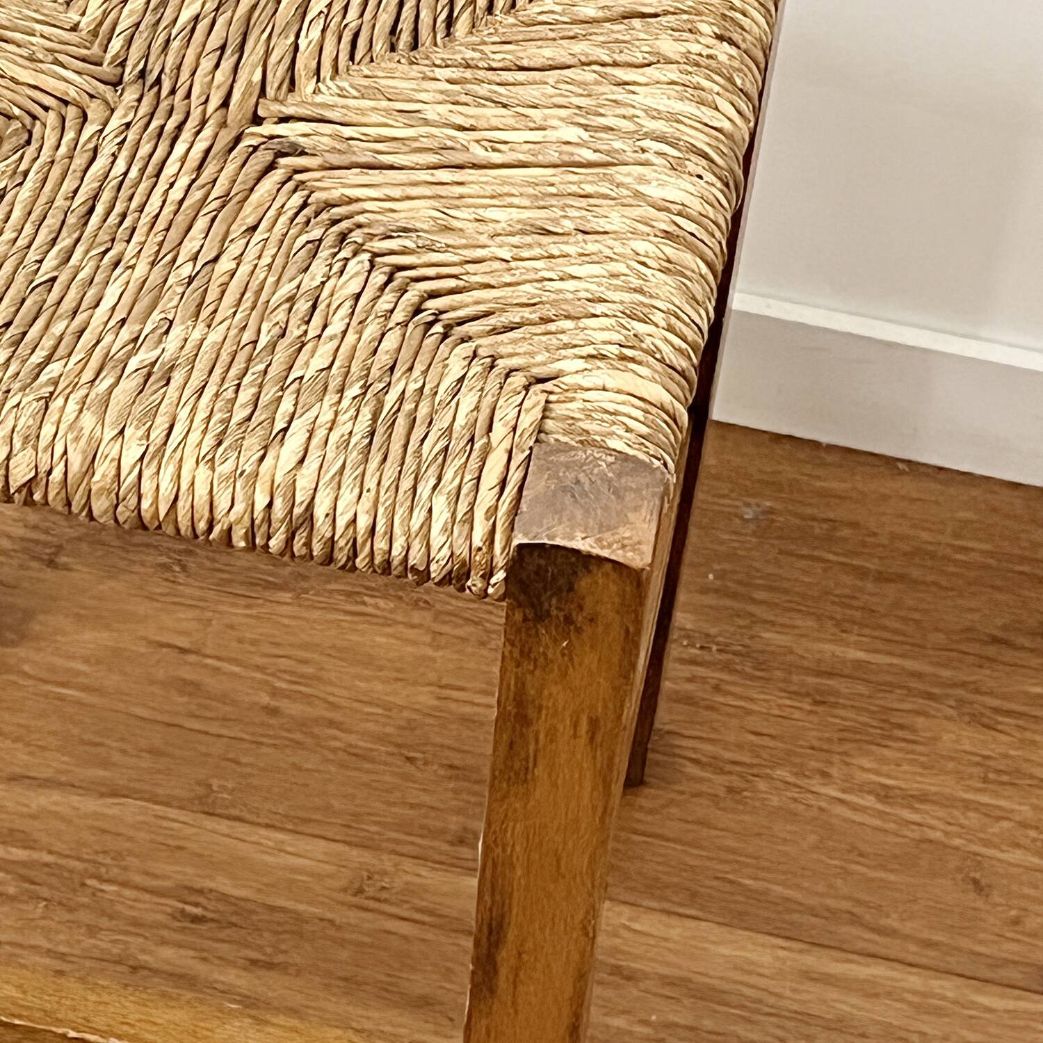 Tabouret en paille