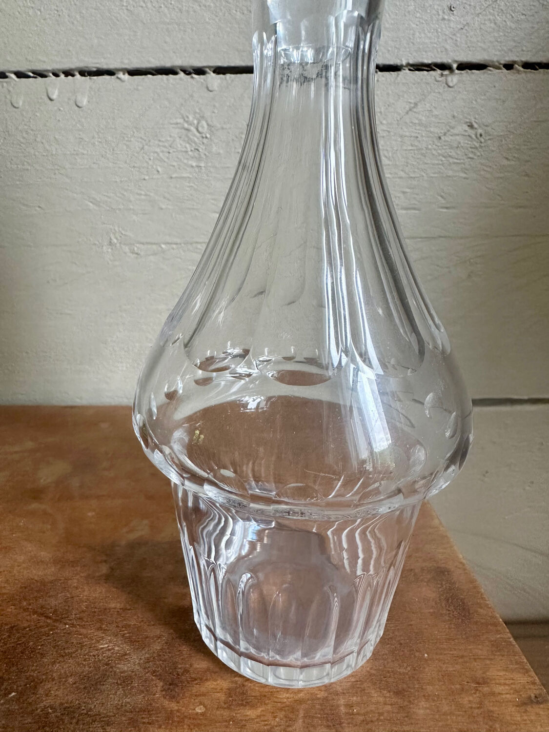 Small glass carafe