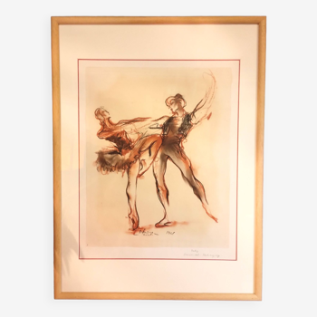 Dessin "Ballet" Opéra de Paris 1948