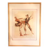 Drawing "Ballet" Paris Opera 1948