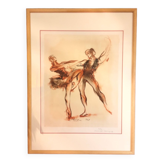 Drawing "Ballet" Paris Opera 1948