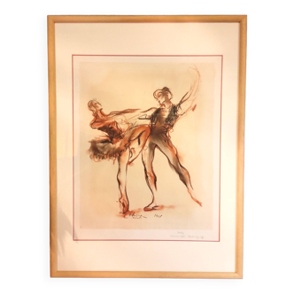 Dessin "Ballet" Opéra de Paris 1948