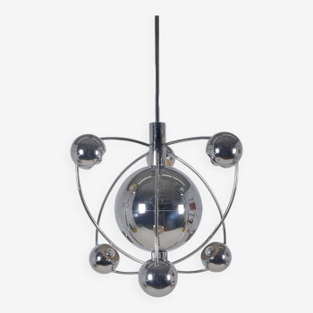 Lustre italien « Satellite » conçu par Goffredo Reggiani, années 1960