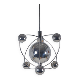 Lustre italien « Satellite » conçu par Goffredo Reggiani, années 1960