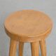 Pine stool by René Martin, 1960s design