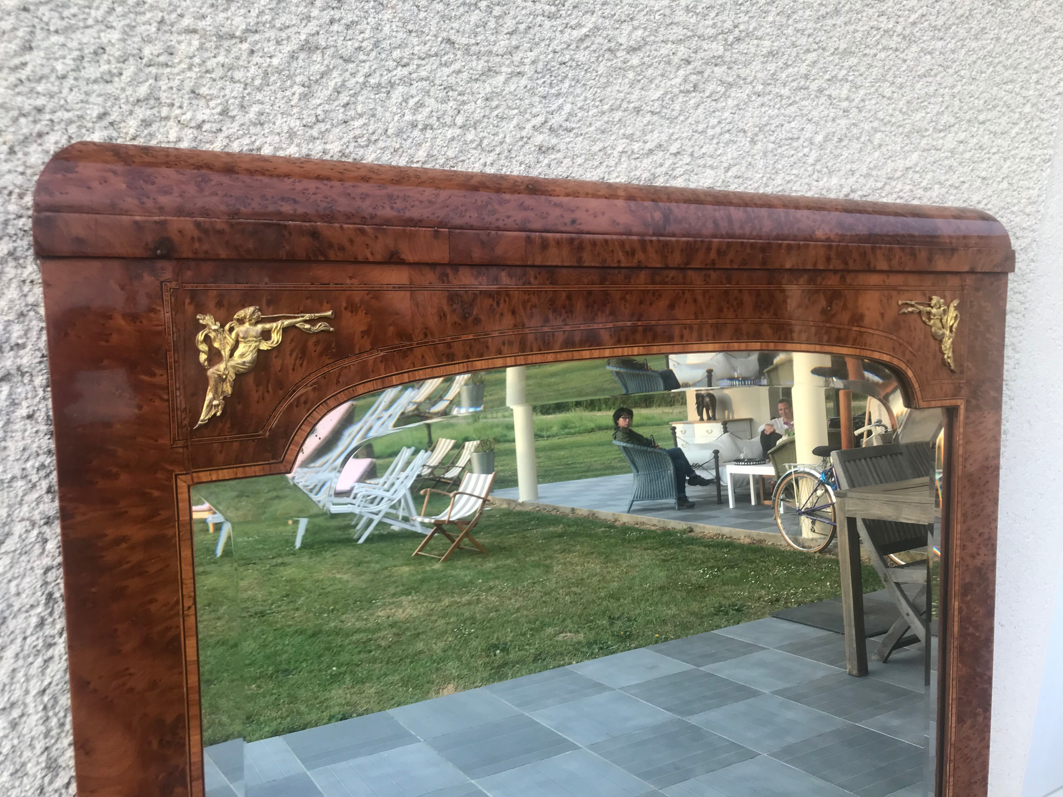 Art Deco period mirror  84x136cm