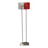 Orange plexiglass floor lamp