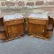 Paire de chevets Art Deco vintage 1950s
