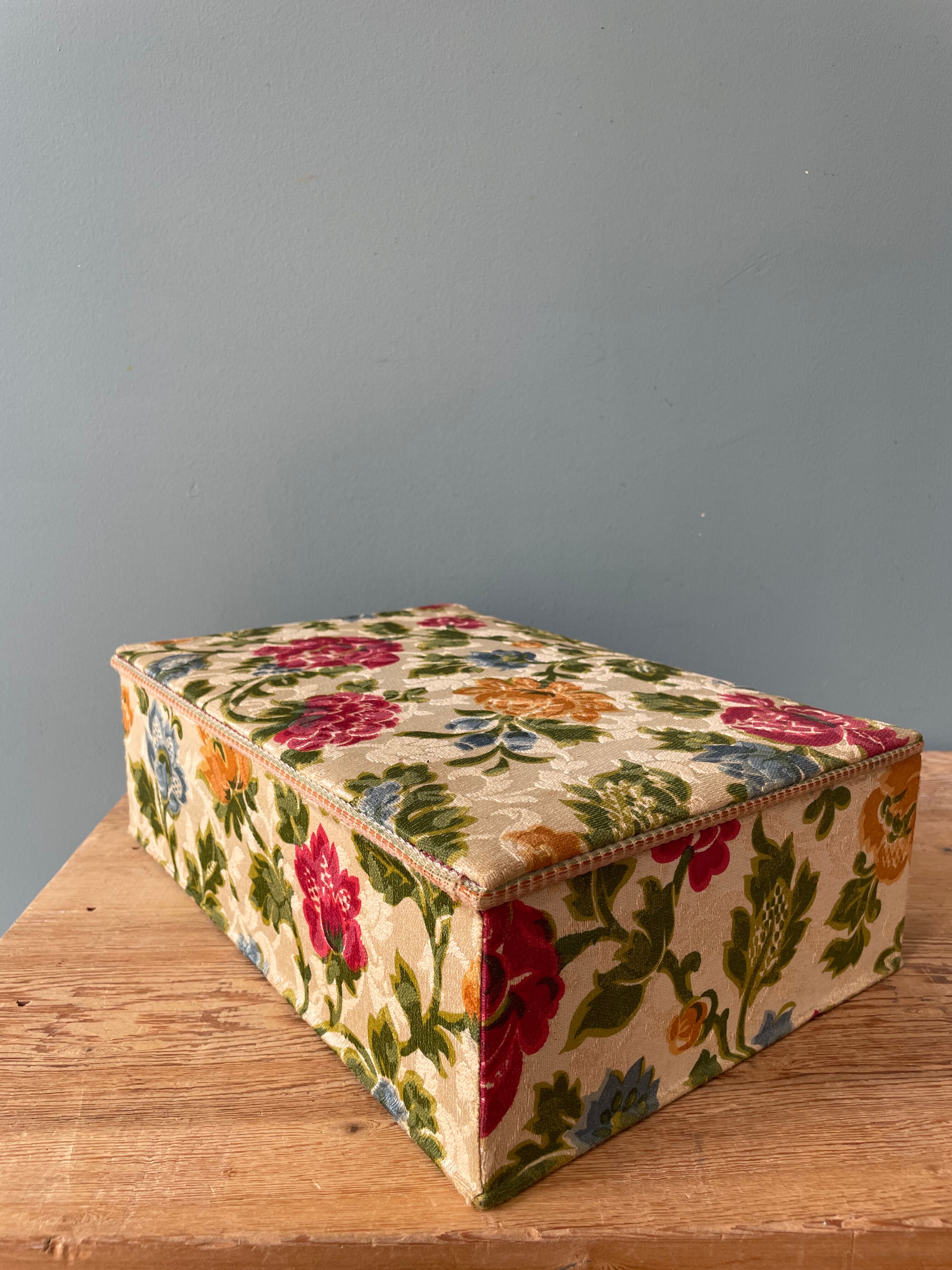 Old vintage sewing box