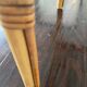 Boho vintage rattan side or bedside table