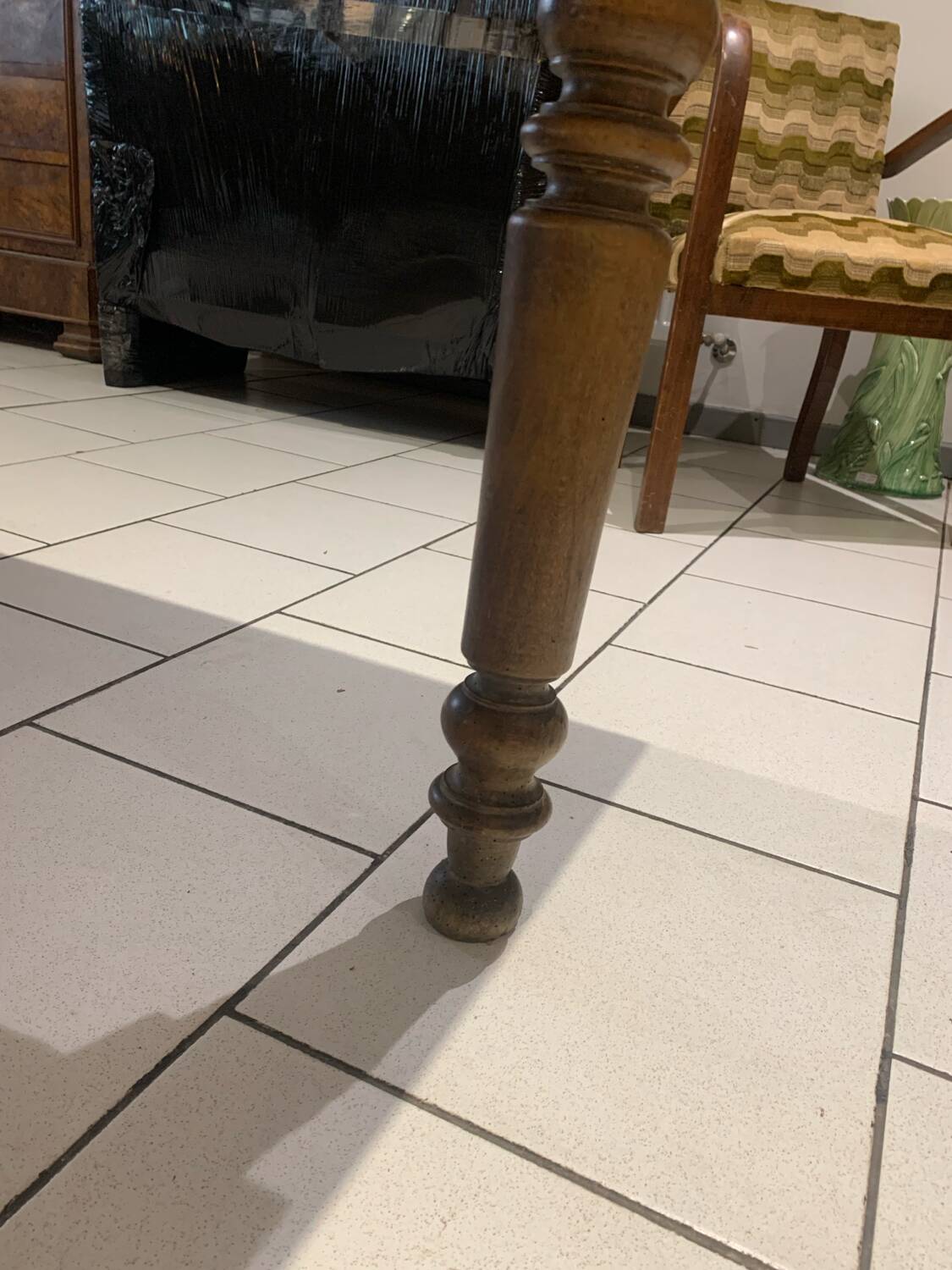 Old rustic 19th century farmhouse table