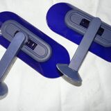 Blue arteluce workshop lamps