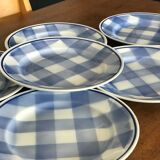 Set of 7 dessert plates