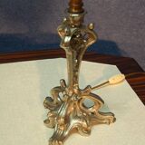Art Nouveau period lamp with thistles
