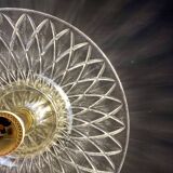 Vintage lampshade in chiseled glass