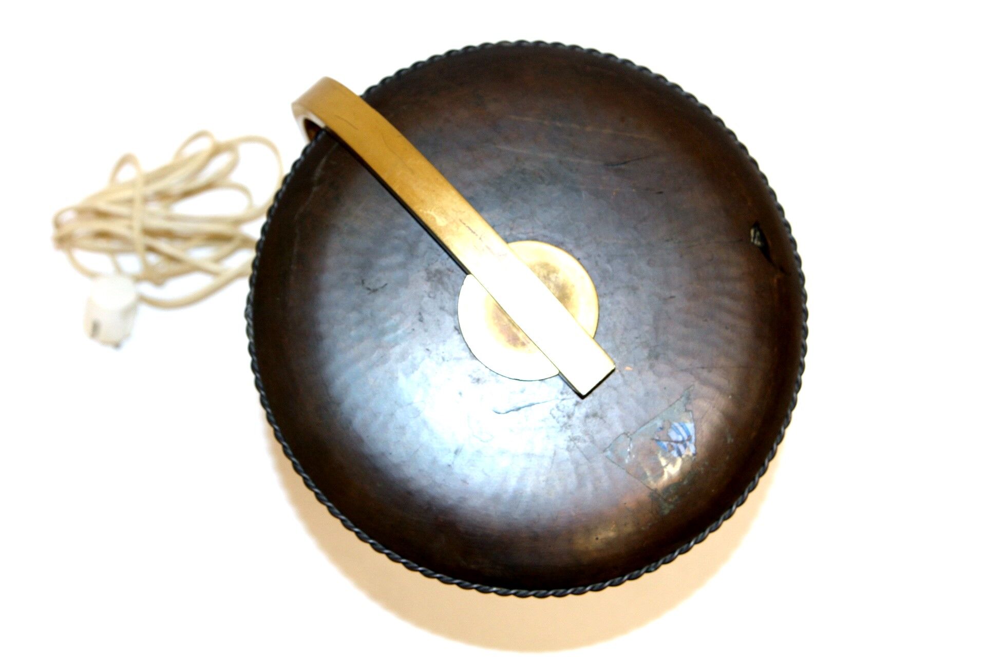 Lampe de table en métal, Suède, 1950