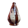Large antique pottery bottle in glazed terracotta with drips.
