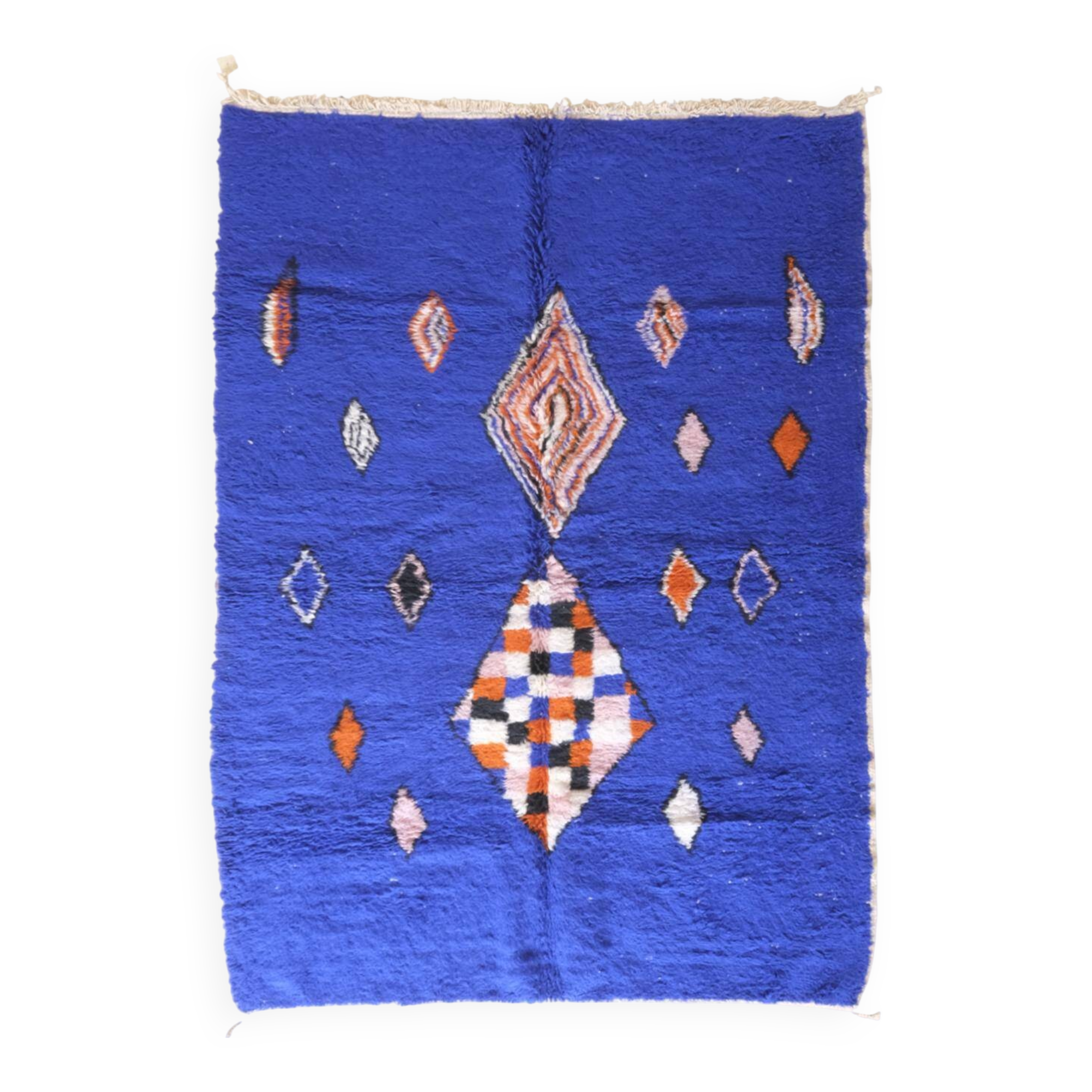 Tapis Marocain Bleu - 295 x 206 cm