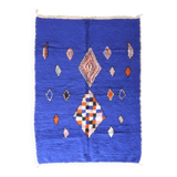 Blue Moroccan Rug - 295 x 206 cm