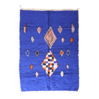 Tapis Marocain Bleu - 295 x 206 cm