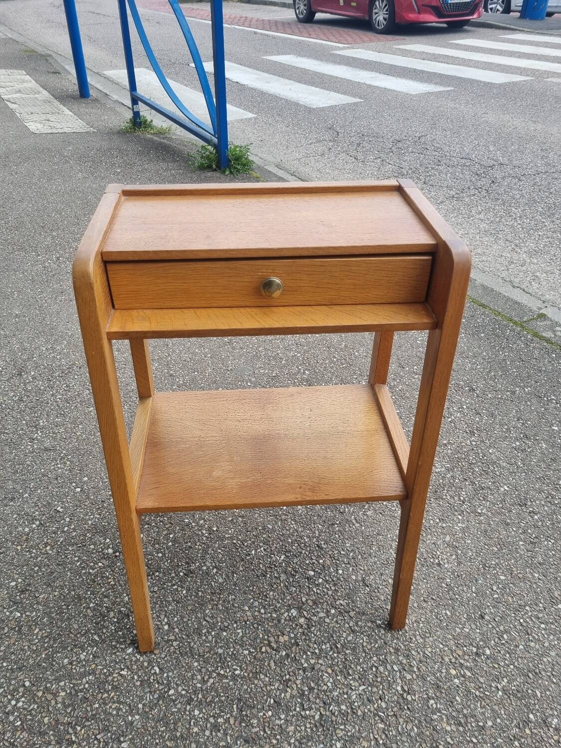Vintage Scandinavian bedside table