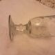 Antique 19th century glass, blown sand, flower stem