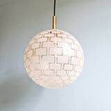 Space Age glass pendant light, 1970s