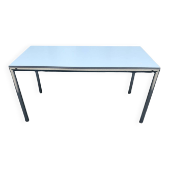 Table vintage années 90 avec piètements rainurés démontable