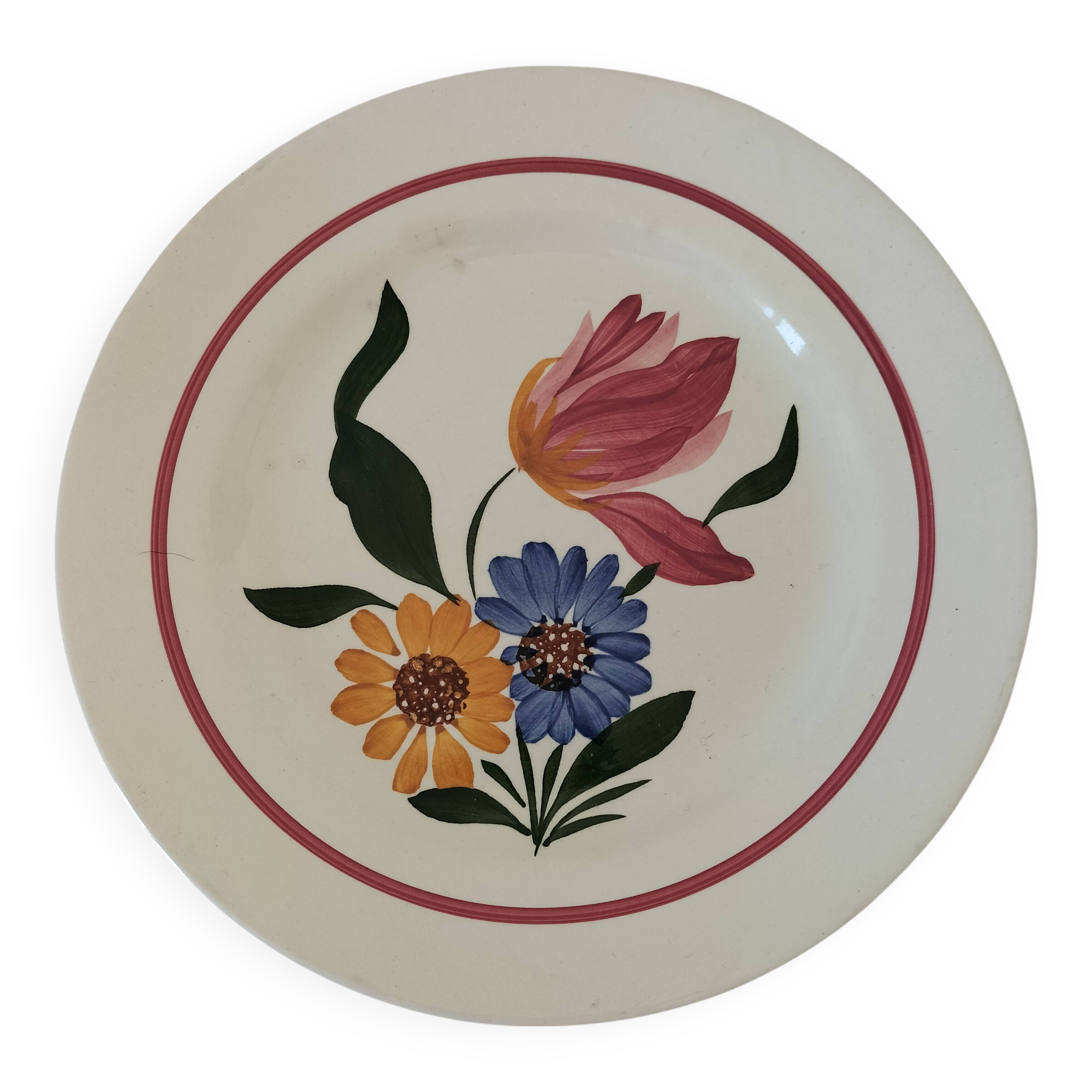 Sarreguemines ironstone plate, Selestat model