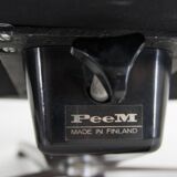 Midcentury Swivel Rocking Armchair, Peem, Finland, 1970s