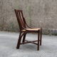 Office chair Mc Guire in bamboo and seat in cannage