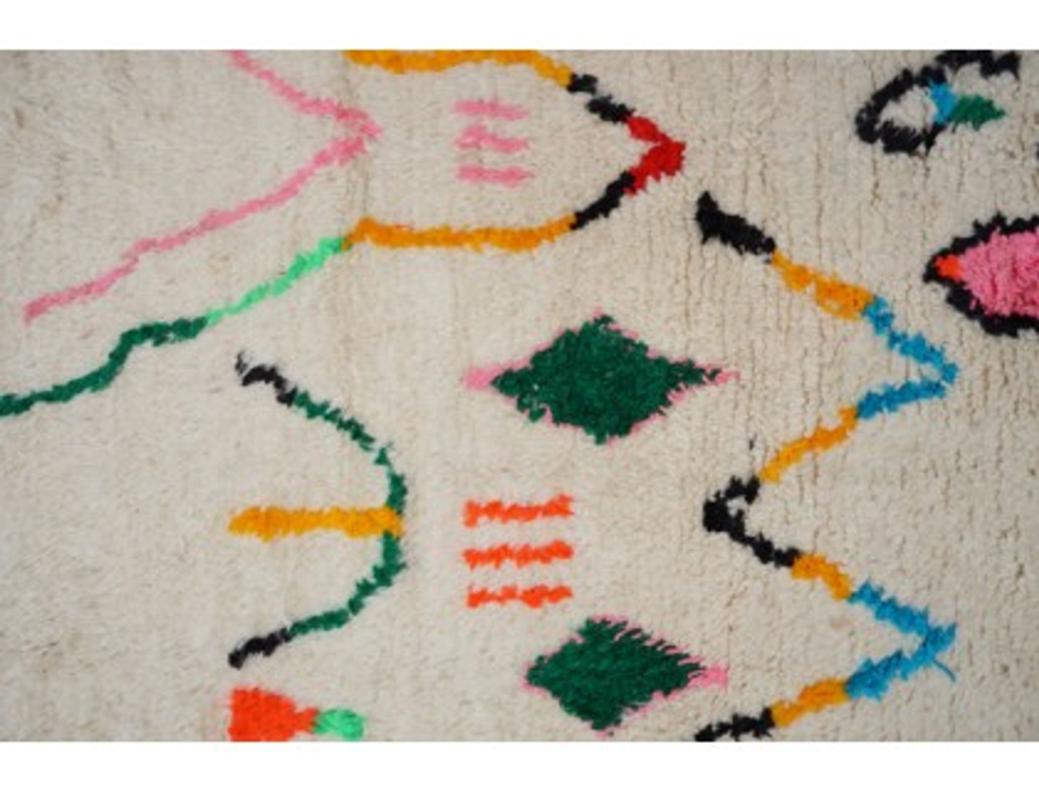 Colorful Berber carpet 242 x 138cm