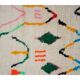 Colorful Berber carpet 242 x 138cm