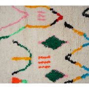 Colorful Berber carpet 242 x 138cm