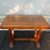 Art Deco lyre table 2 extensions 4/8 guests