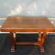 Art Deco lyre table 2 extensions 4/8 guests